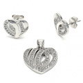 Fashion Fine Jewelry 925 Sterling Silber Schmuck Set Micro Einstellung